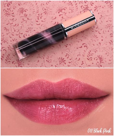 givenchy rose perfecto liquide|givenchy black pink lip gloss.